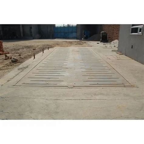 Electronic Mild Steel Pit Type Weighbridge Weighing Capacity 40 Ton