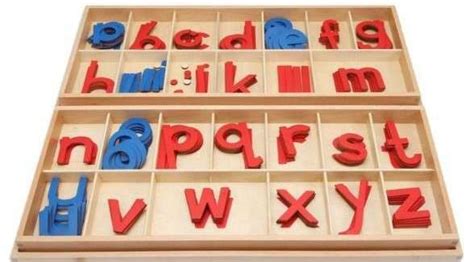 Large Movable Alphabet Lowercase Print Beechwood Frame Jnc