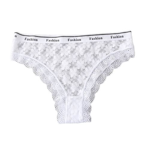 Outfmvch Underwear Women Women S Stretch Bikini Panty Lace Trim Colors Comfy Underwear Panties