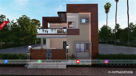 X House Design D Sqft Gaj Bhk Modern Design