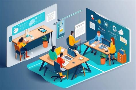 Premium Photo Teaching And Research College Infographic Tutorial