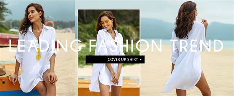 UNibelle Damen Strandkleid Bikini Cover Up Strandponcho Sommer Bademode Strand Vertuschen Shirt