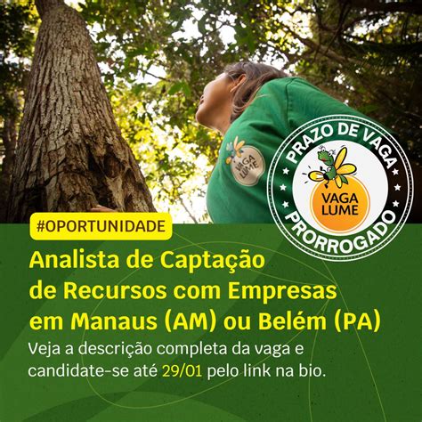 Associação Vaga Lume - Vaga Lume procura: Gente boa da captação com empresas em Manaus(AM) ou ...