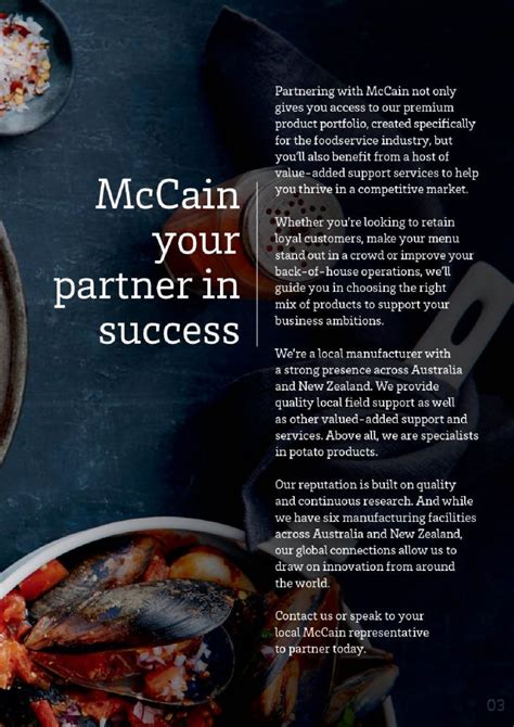 Mccain Foodservice Catalogue Nz 2016 3 McCain Foodservice Advantage