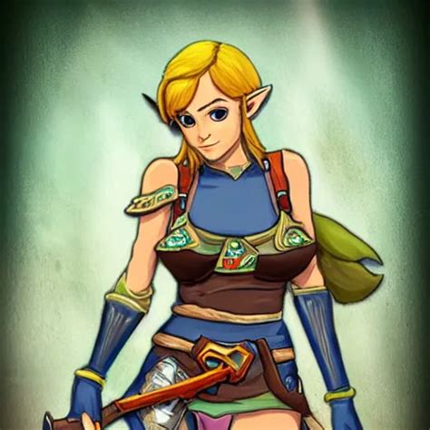 Zelda Hot Babe Omg In The Style Of Legends Of Zelda Stable Diffusion