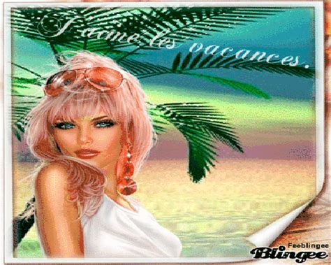 Belle Blonde Sur La Plage