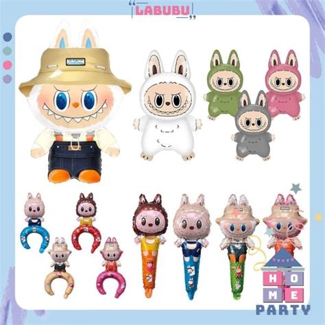 Bong Bóng LABUBU Hot Trend Trang Trí Sinh Nhật Cho Bé Home Party Phụ Kiện Trang Trí Sinh Nhật