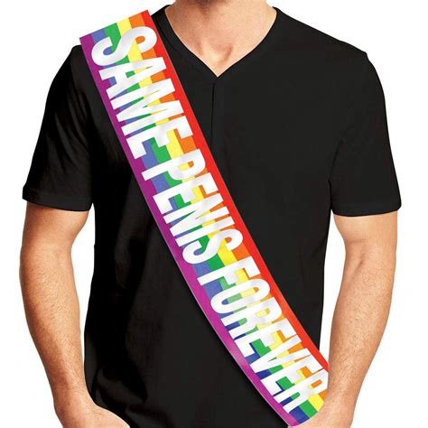Gay Bachelor Party Rainbow Sash Lgbtq Sash For Groom Pride Etsy