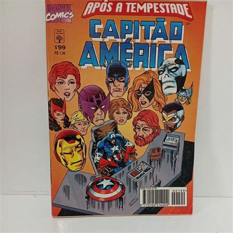 Gibi Do Capitão America - Gibi Capitão América N°199 | Shopee Brasil