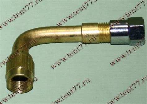 Удлинитель ниппеля Газель 3302 (латунь) угловой 90гр.