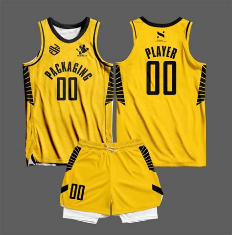 YELLOW BASKETBALL JERSEY team packaging in 2024 | Basketball jersey ...