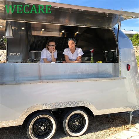 Wecare Catering Concession Food Trailer Mobile Kitchen Fast Food Truck