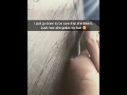 Boss Fuck Me Hard During A Business Trip And Cuckold My Husband On Snapchat Big Facial Cumshot