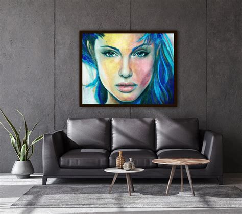 Wall Art Prints Trendy Contemporary Wall Art Print Painting Portrait