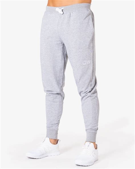 Sweatpants Heather Grey Men Foxfitee