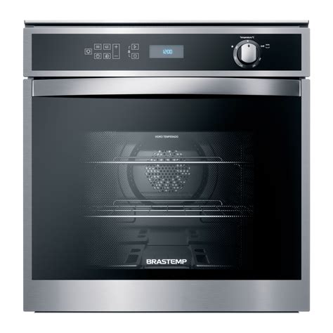 Forno De Embutir A Gas Inox - Forno de Embutir a Gás Brastemp 78 Litros Cor Inox - Brastemp