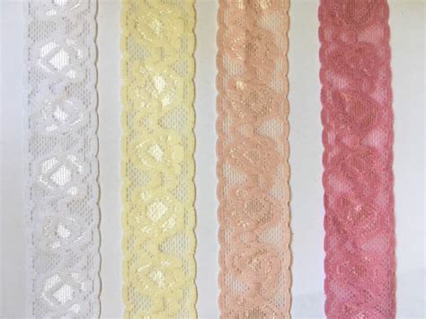 Lace Elastic 1 1 3 Or 34mm For Lingerie Or Headbands Etsy