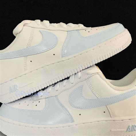 Custom Nike Air Force Baby Blue Etsy