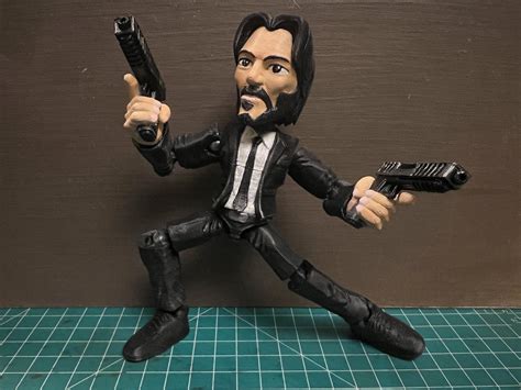 Archivo STL Figura de acción de John Wick Idea de impresión 3D para