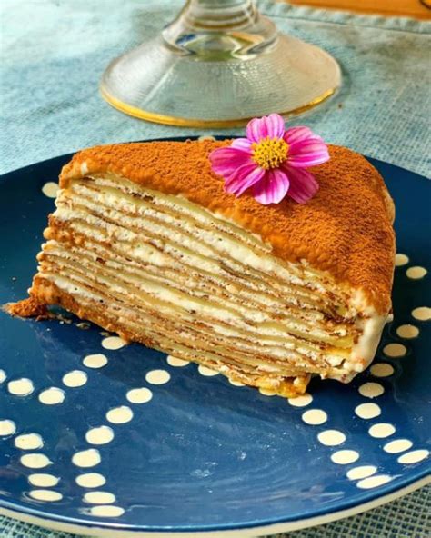 Tiramisu Crepe Cake