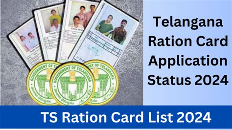 Telangana Ration Card Status 2024 TS Ration Card List 2024