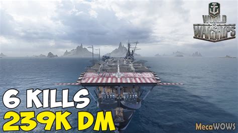 World Of Warships Manfred Von Richthofen 6 Kills 239k Damage Replay Gameplay 1080p 60