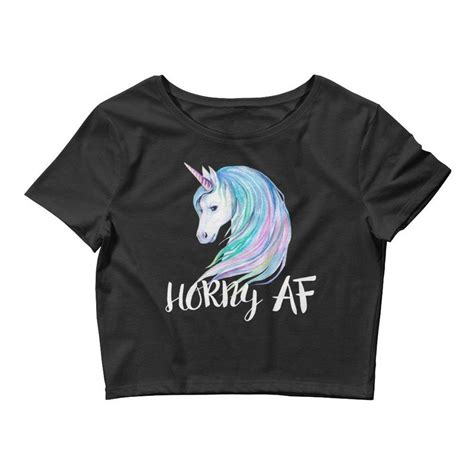 Unicorn Shirt Horny AF BDSM DDLG Explicit Sex Etsy
