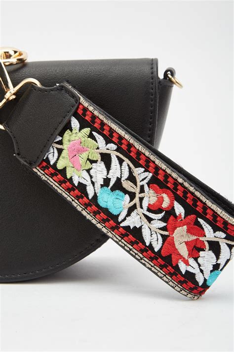 Embroidered Handbag Strap IUCN Water