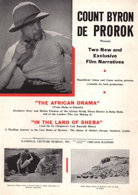 Byron Khun de Prorok Cine y arqueología en la Cartago de los años 20