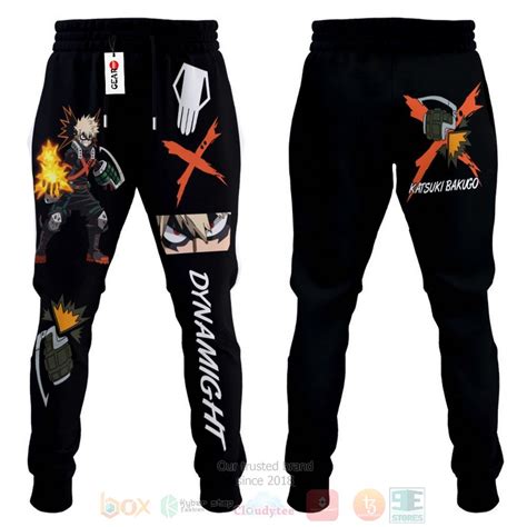 Hot Katsuki Bakugo My Hero Academia Anime Jogger Pants Express Your Unique Style With Boxboxshirt