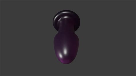 Wide Buttplug Dildo Sextoy D Model By TriDsign