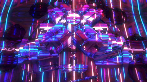 Multicolored Dynamic Naked Eye D Cool Shock Show Stage Video Video MP