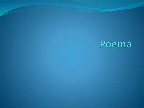 Genero Textual Poema 6 Ano