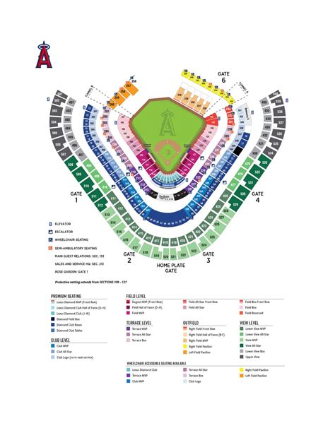 Navigation Guide for the Home Plate Gate at Angel Stadium 7