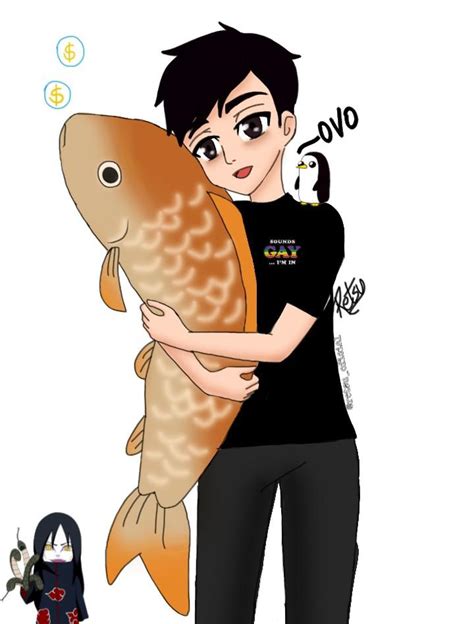 Fanart que fiz pra esse gay que diz não ser gay r orochinho