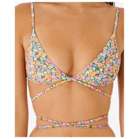 Rip Curl Afterglow Floral Wrap Tri Top Bikini Top Women S Buy