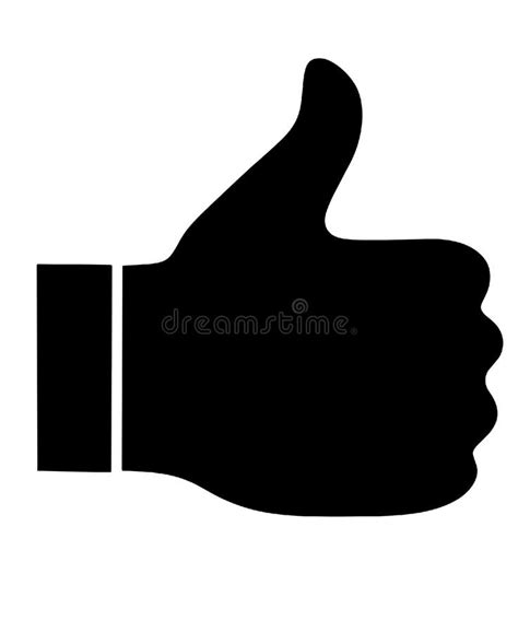 image de vecteur dune main qui montre le pouce illustration de vecteur