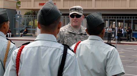 Arizona Army National Guard Soldiers Judge Jrotc Marching And Drill