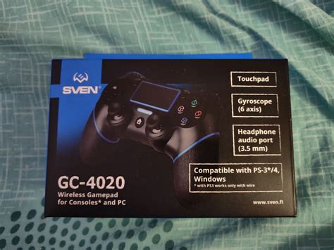Геймпад беспроводной SVEN GC-4020 (PS4/PC) черный (SV-020293) — купить ...