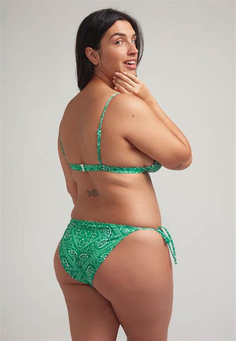 Green Bandana Sporty Bikini Tie Robin Collection