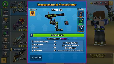 Exoesqueleto de francotirador Wiki Pixel Gun 3D En Español Amino