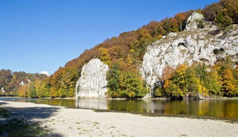 River Danube with Danube Gorge, Germany Stock Image - Image of fall ...