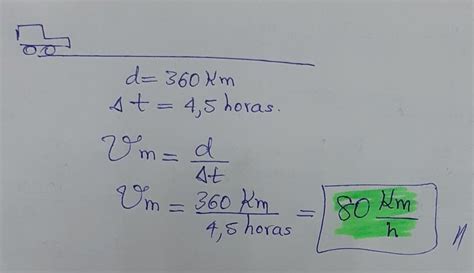 Un Automovil Recorre Una Distancia De 360 Km En Un Tiempo De 4 Horas Y