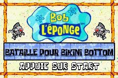 Spongebob Squarepants Battle For Bikini Bottom Gba Game