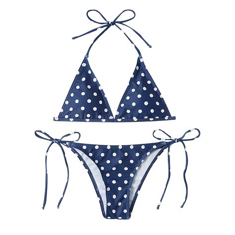 VerPetridure Women S Triangle Bikini Floral String Bikini Sets Two Piece Swimsuit Bathing Suits