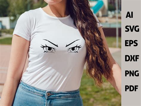 Anime Eyes Svg Bundle Cartoon Eyes Svg Comic Book Eyes Svg Googly