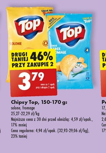 Chipsy Top Taniej Promocja Biedronka Ding Pl