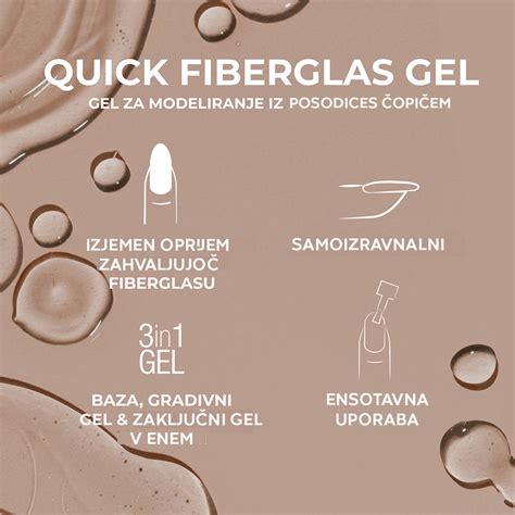 Quick Fiberglas Gel Nude Ml LNS