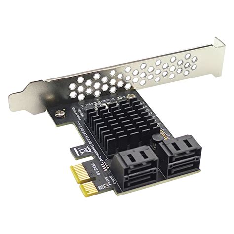 4 Portas SATA III PCIe Placa De Expans O 6Gbps SATA 3 0 Para PCI E