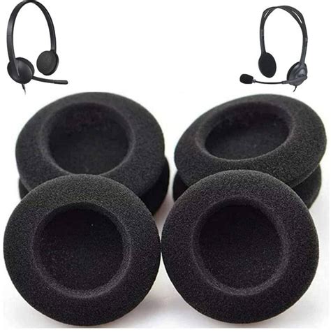 Crysendo Headphone Cushion Compatible With Logitech H340 H111 4mm